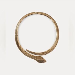 ZARA SNAKE CHOKER NECKLACE NWT